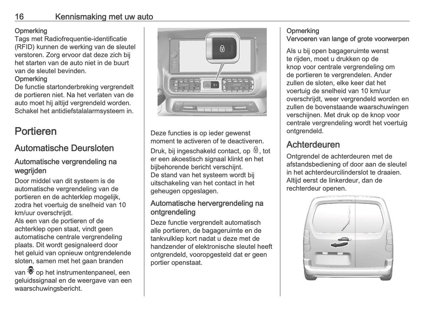 2025 Opel Combo Owner's Manual | Dutch