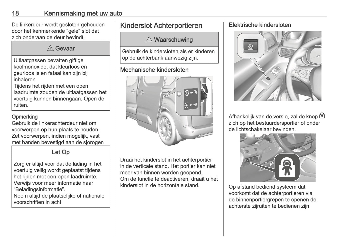 2025 Opel Combo Owner's Manual | Dutch