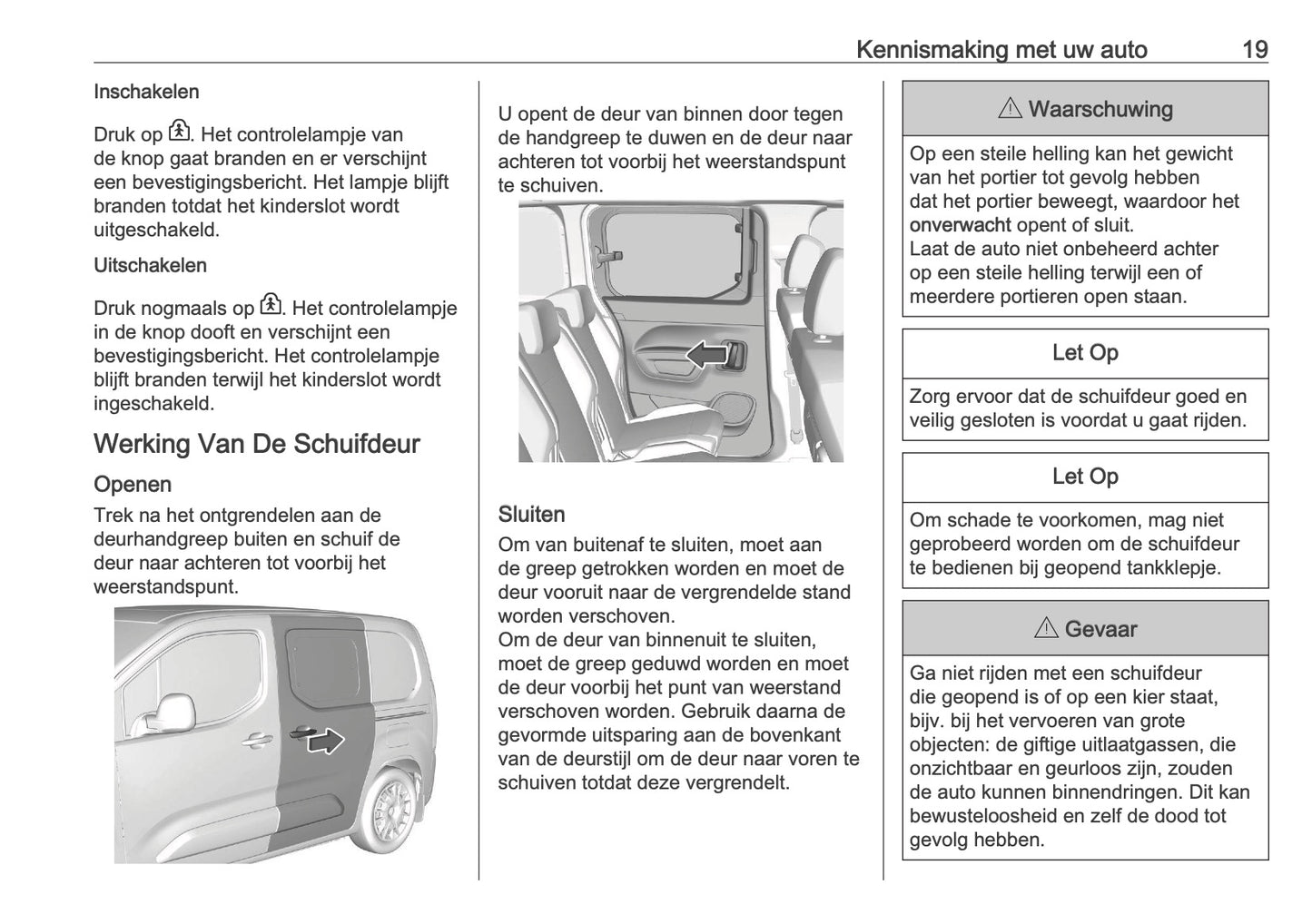 2025 Opel Combo Owner's Manual | Dutch