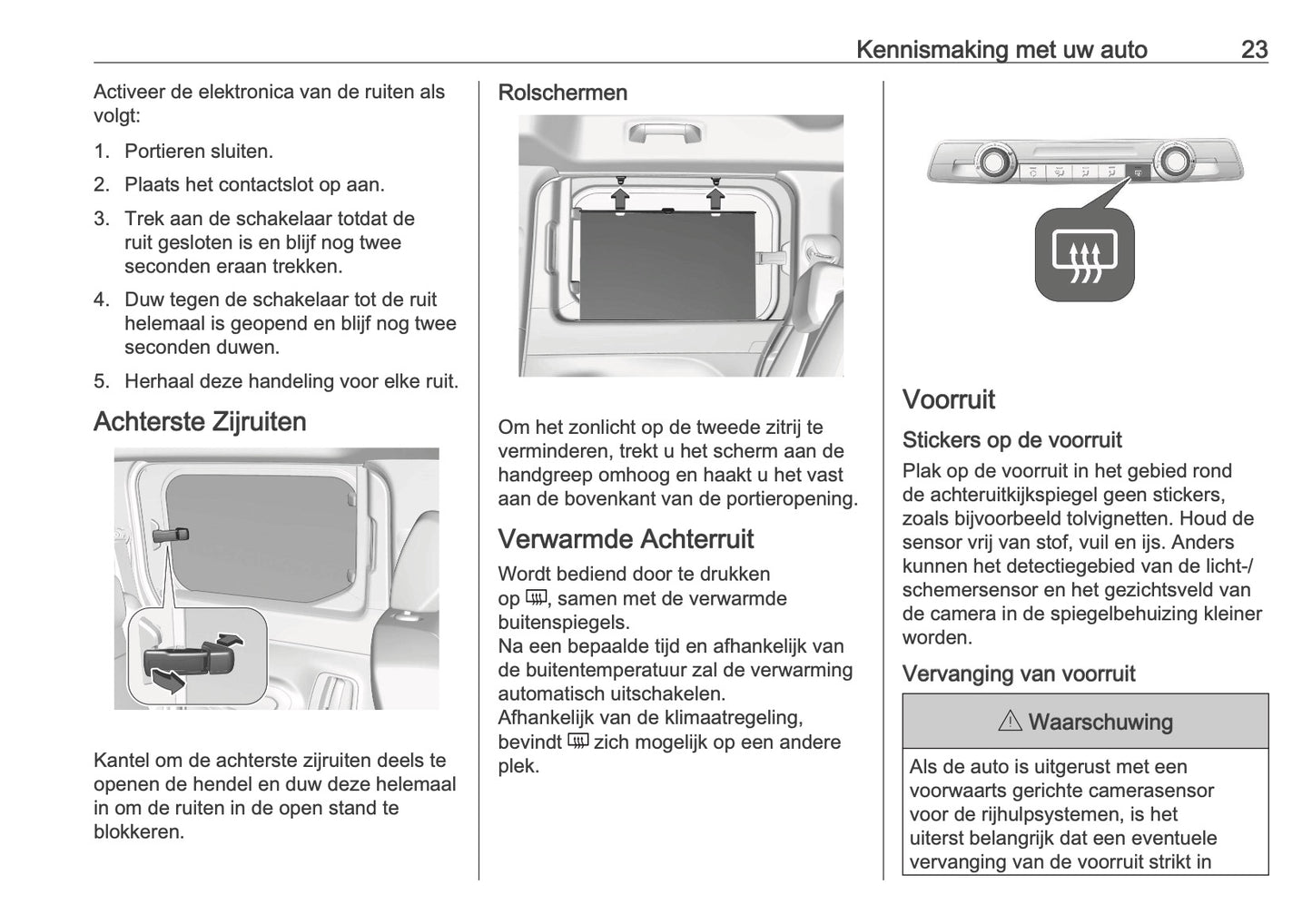 2025 Opel Combo Owner's Manual | Dutch