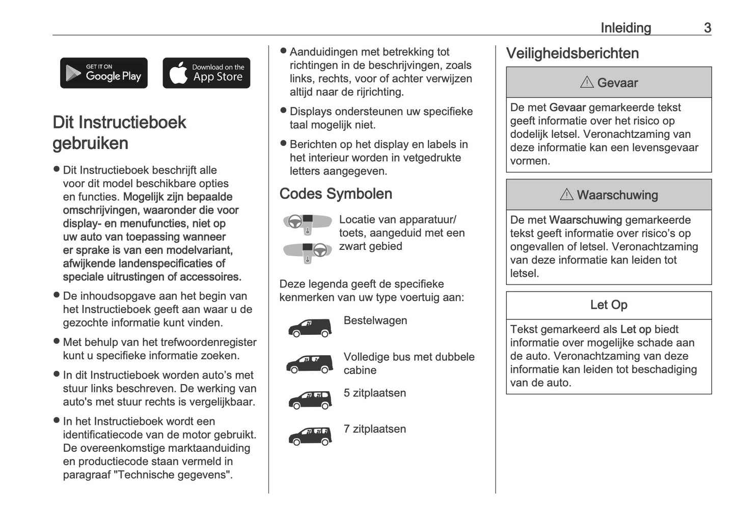 2025 Opel Combo Owner's Manual | Dutch