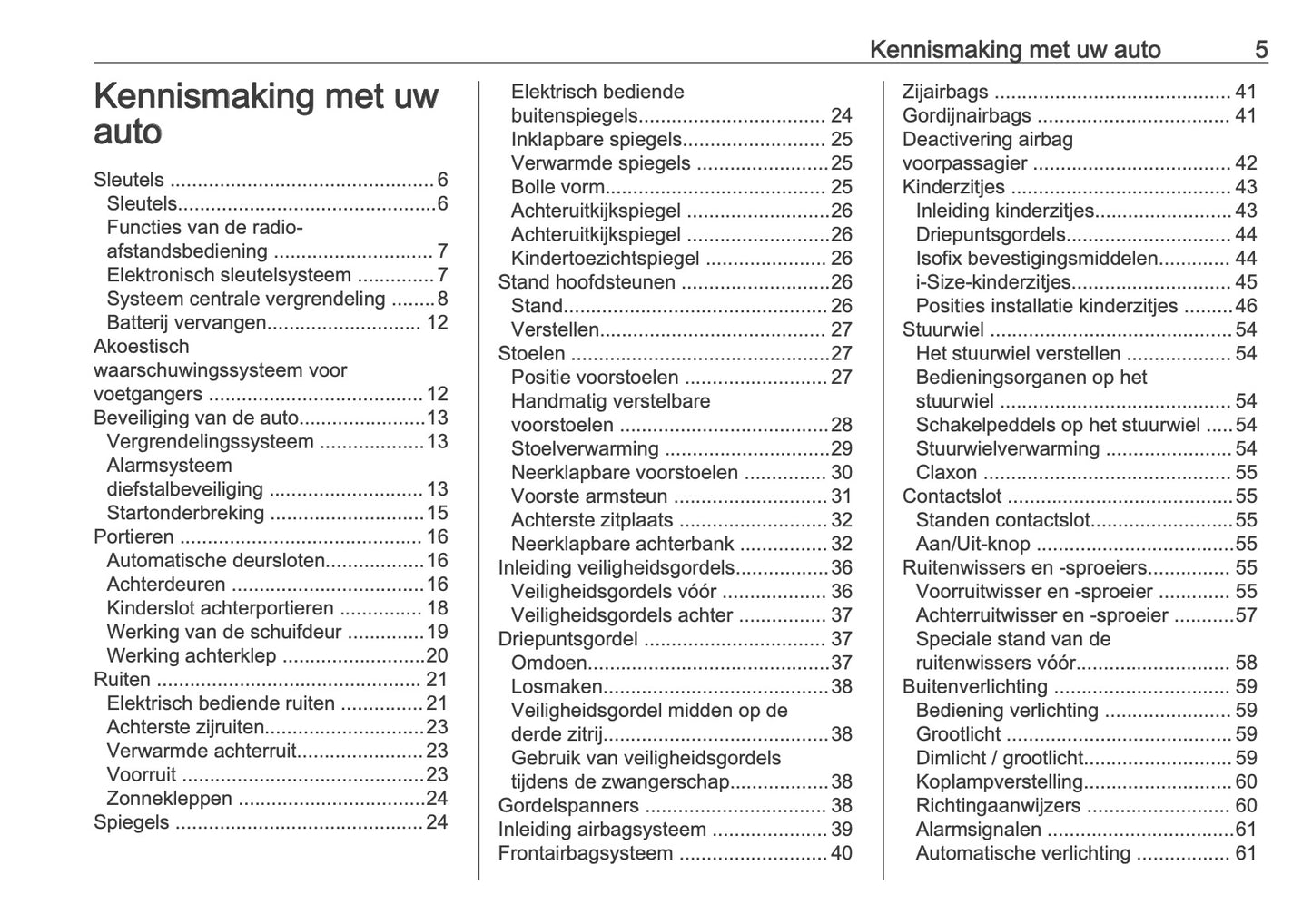 2025 Opel Combo Owner's Manual | Dutch