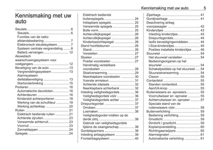 2025 Opel Combo Owner's Manual | Dutch