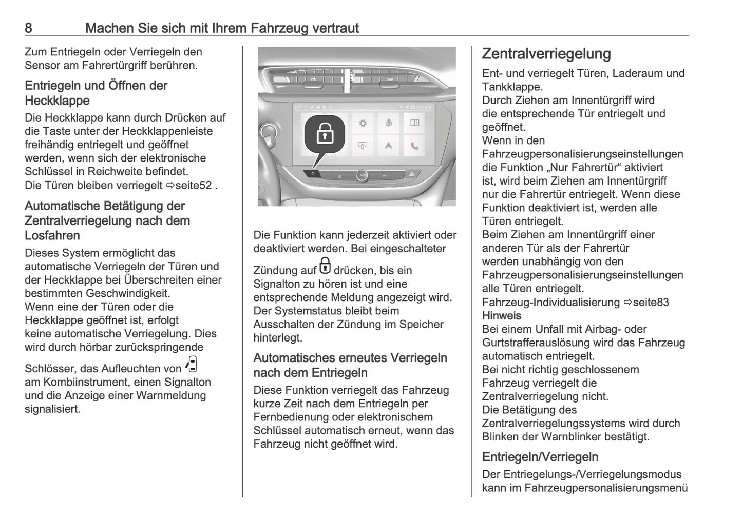 2025 Opel Corsa Bedienungsanleitung | Deutsch