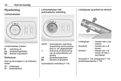 2015-2016 Opel Corsa Owner's Manual | Dutch