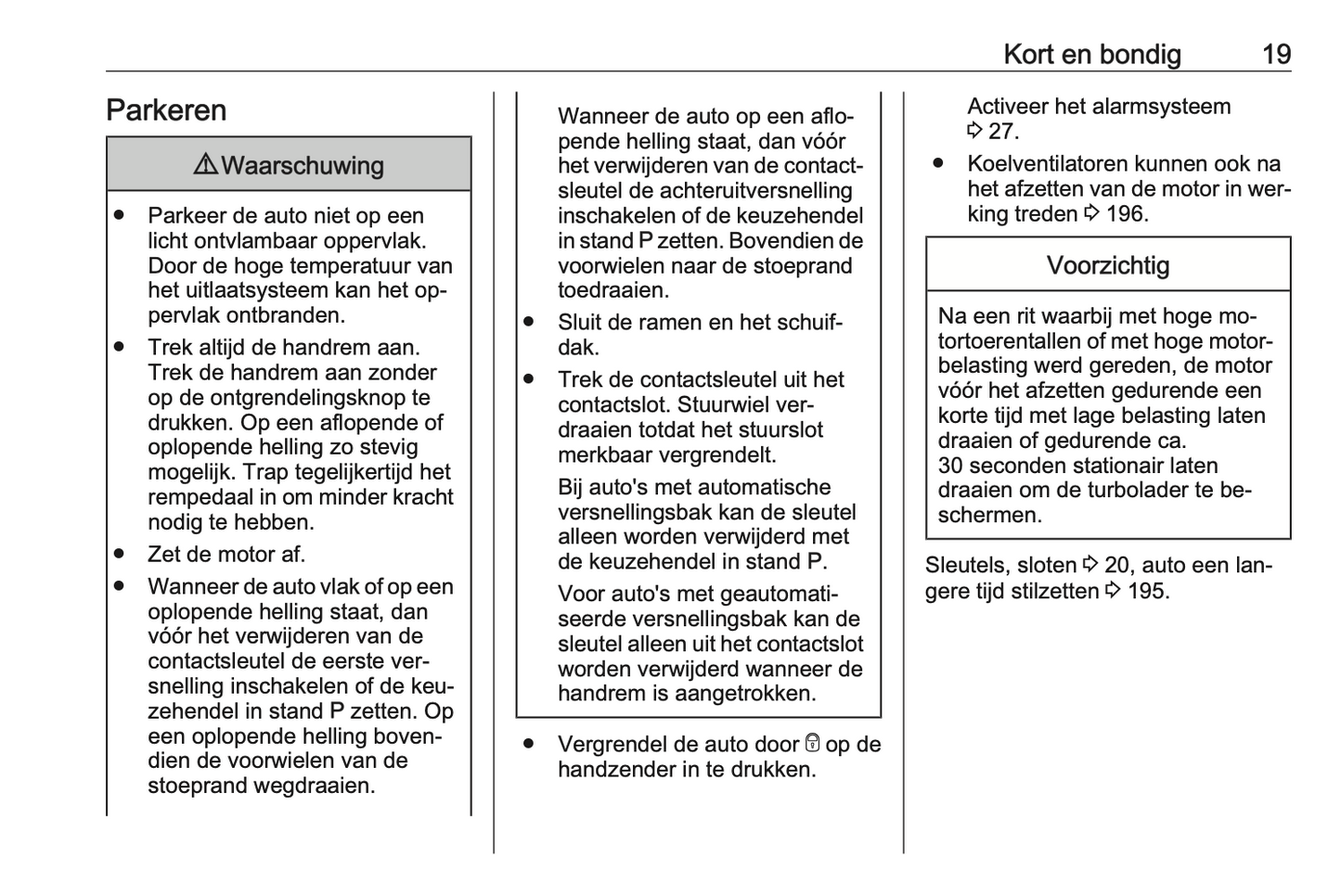 2015-2016 Opel Corsa Owner's Manual | Dutch