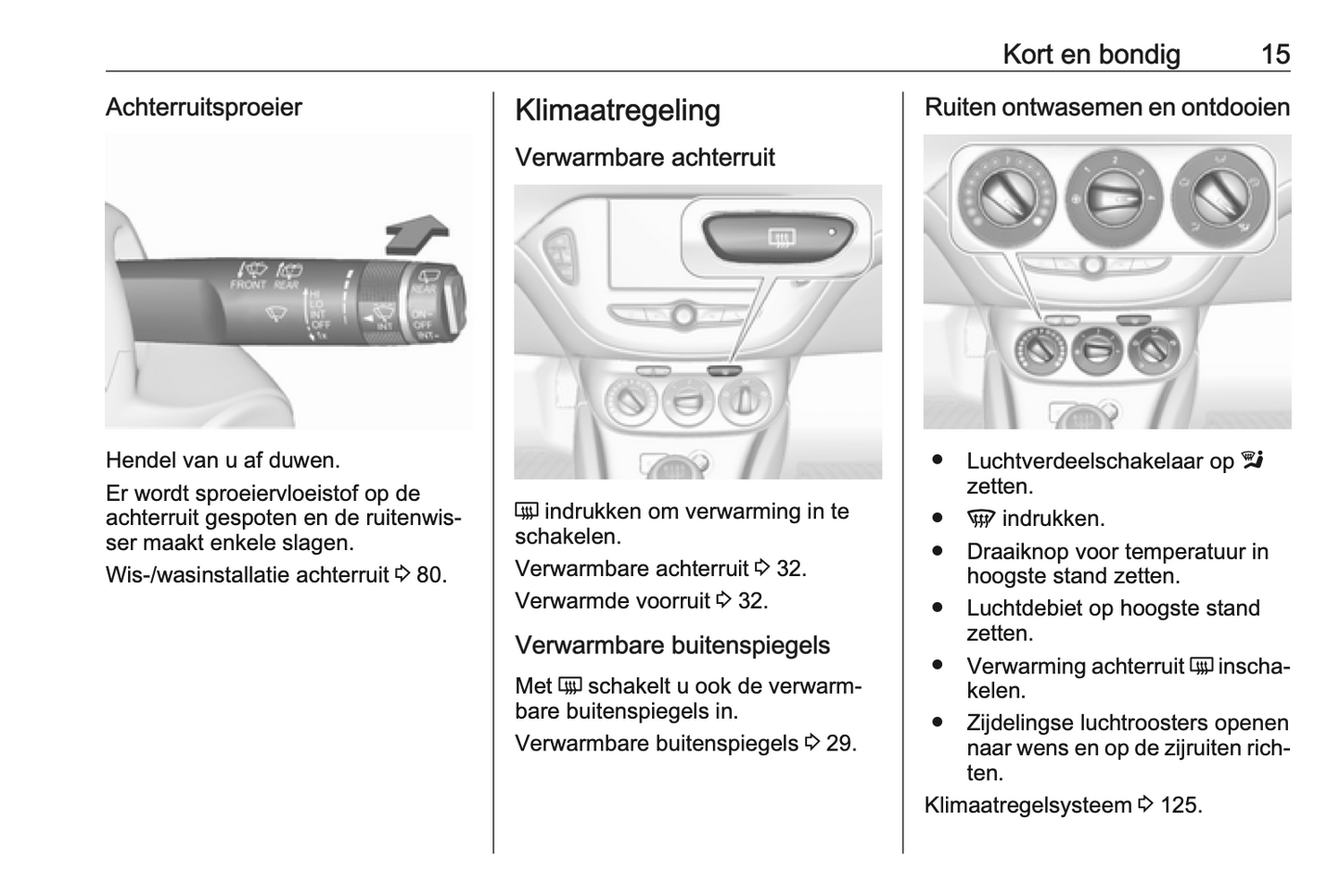 2016-2017 Opel Corsa Owner's Manual | Dutch