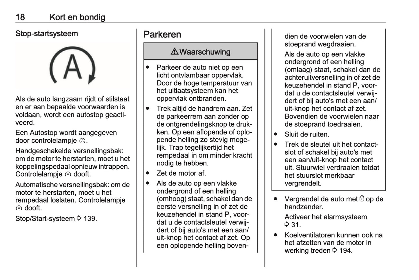 2018 Opel Crossland X Owner's Manual | Dutch