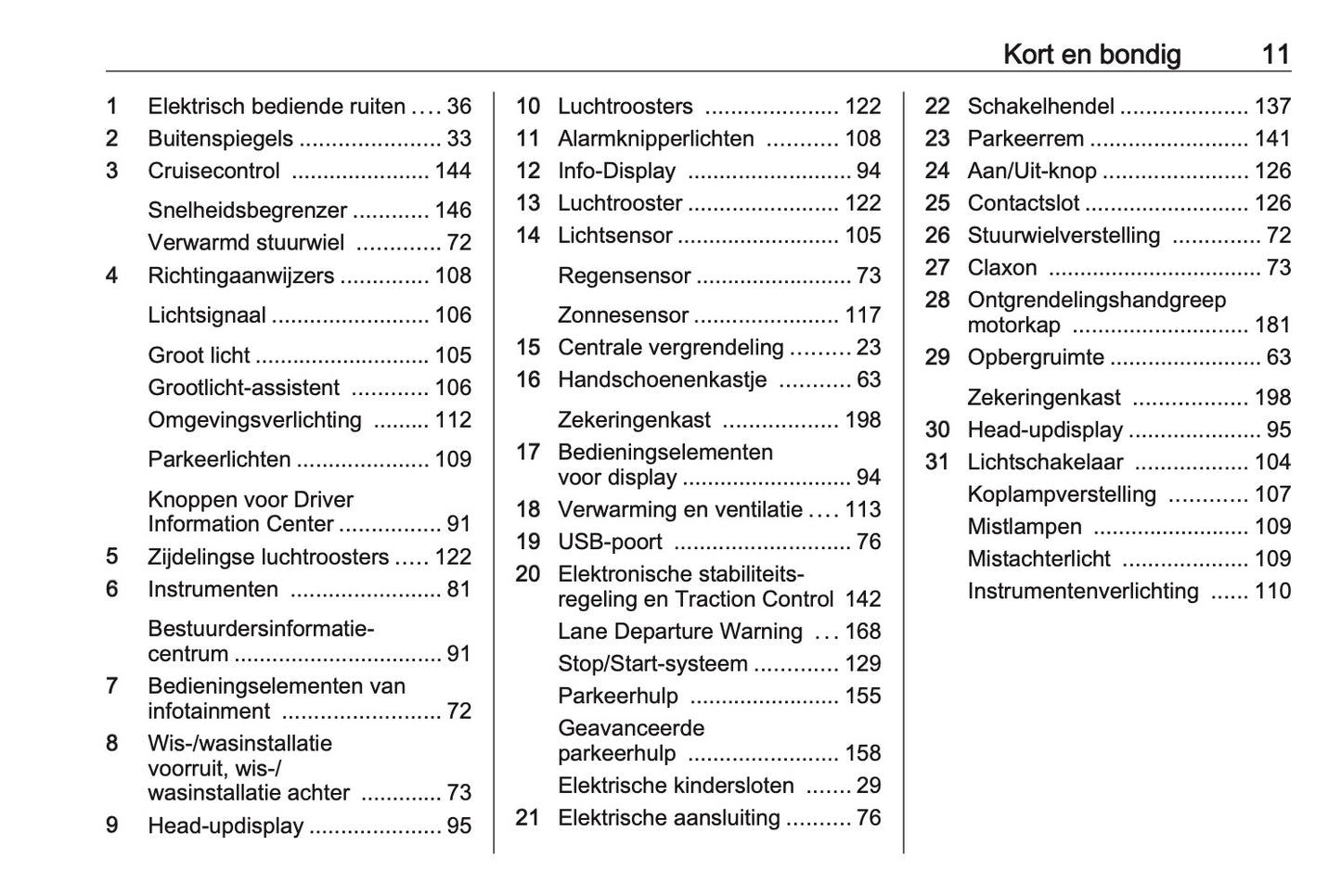 2019-2020 Opel Crossland X Owner's Manual | Dutch
