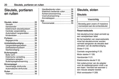 2019-2020 Opel Crossland X Owner's Manual | Dutch