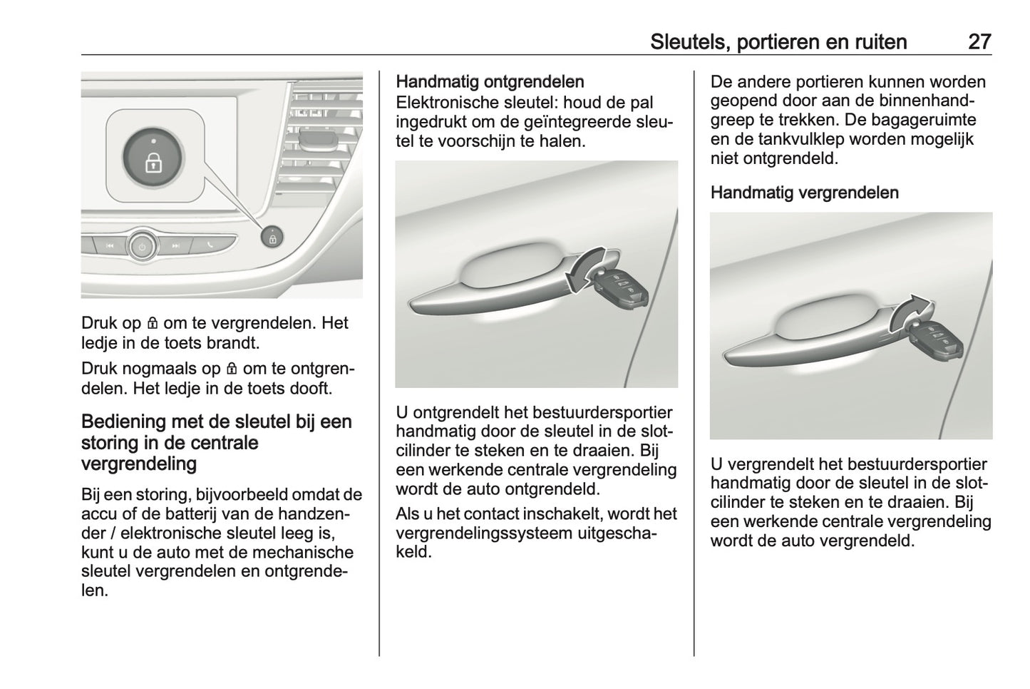 2019-2020 Opel Crossland X Owner's Manual | Dutch