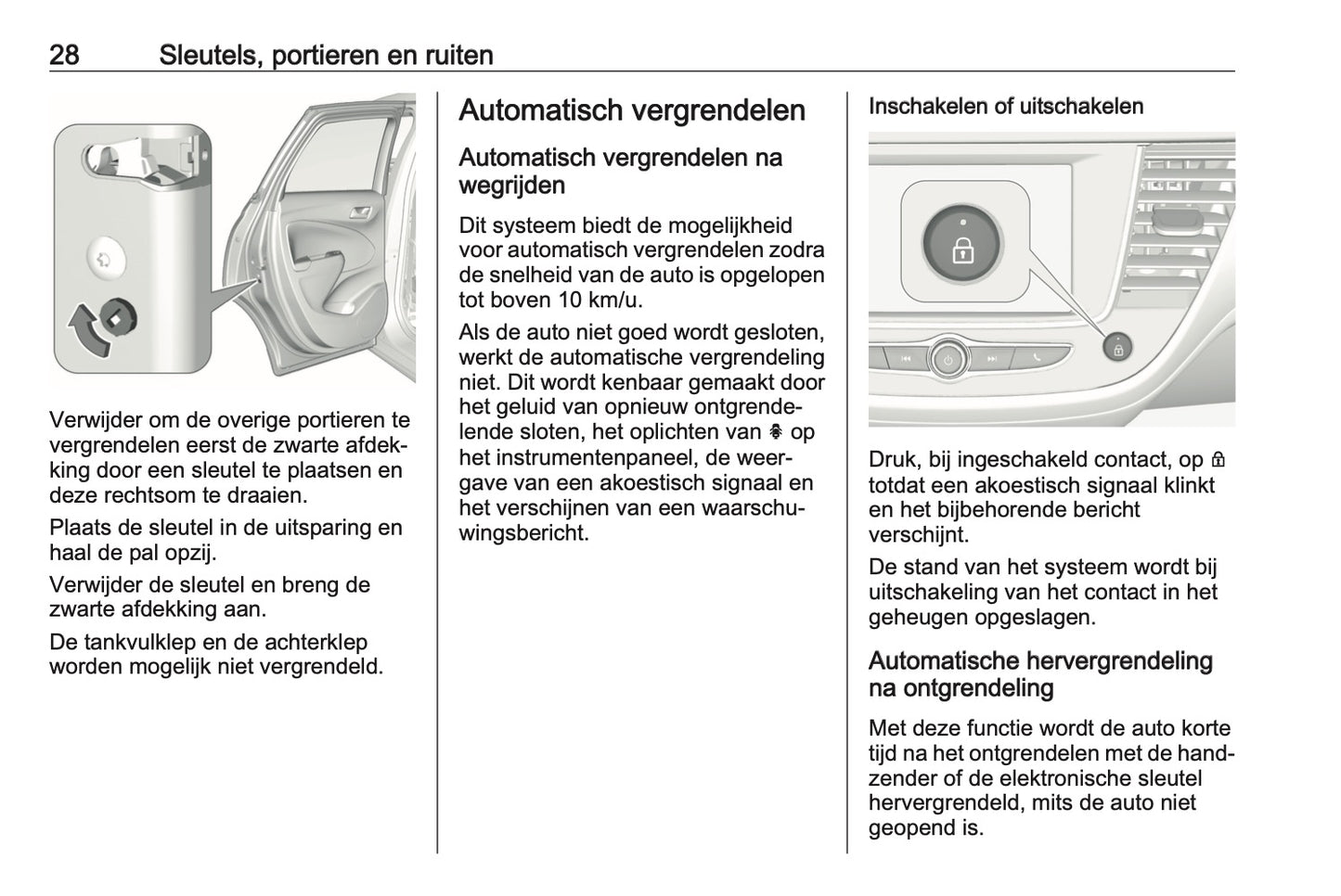 2019-2020 Opel Crossland X Owner's Manual | Dutch