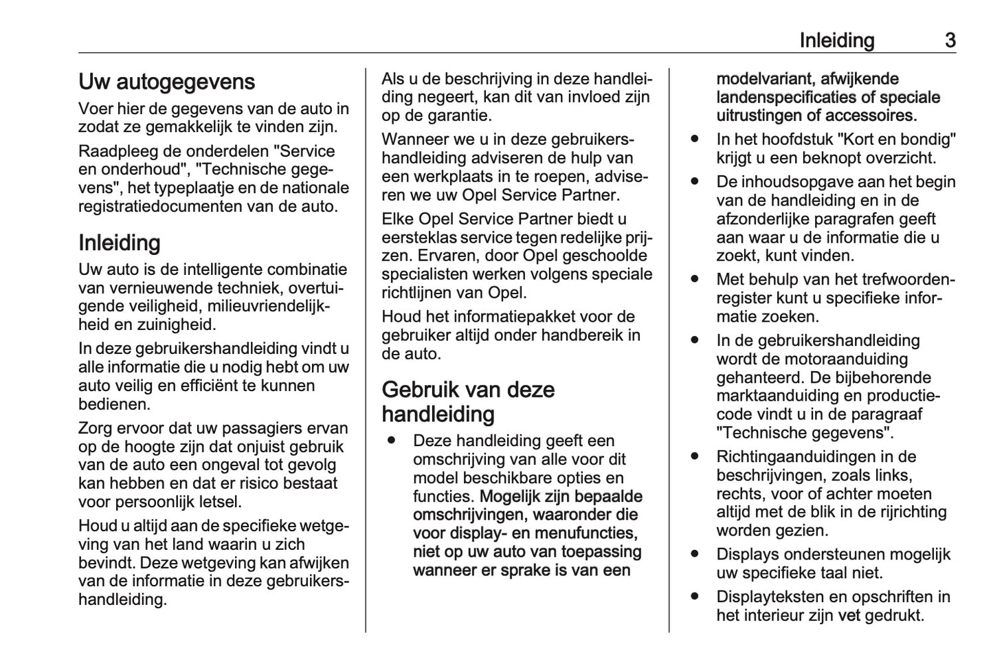 2019-2020 Opel Crossland X Owner's Manual | Dutch