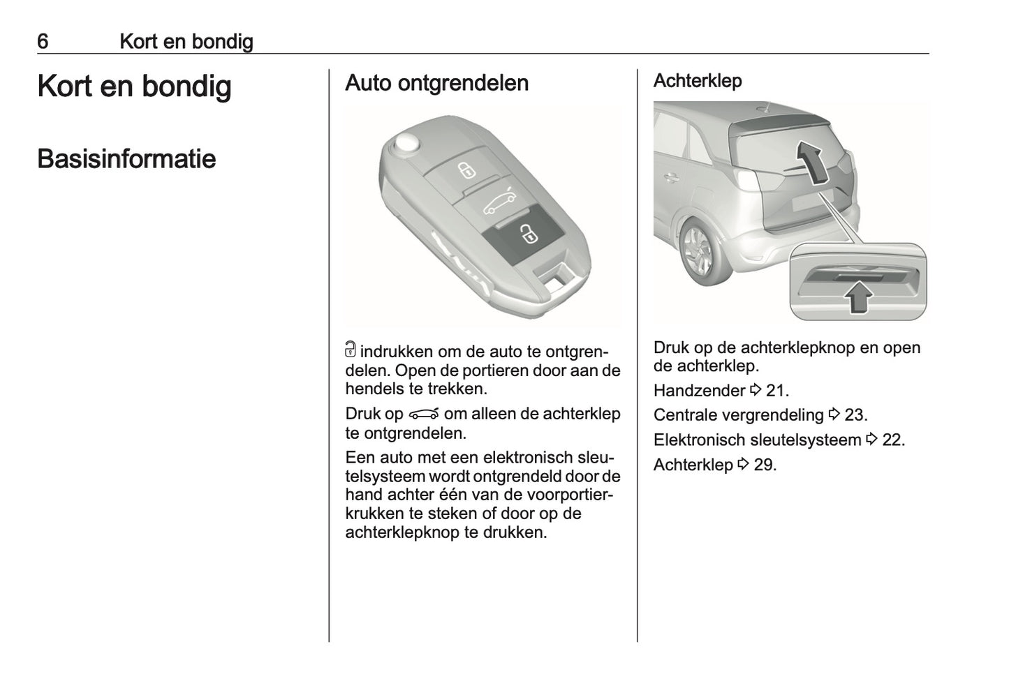 2019-2020 Opel Crossland X Owner's Manual | Dutch