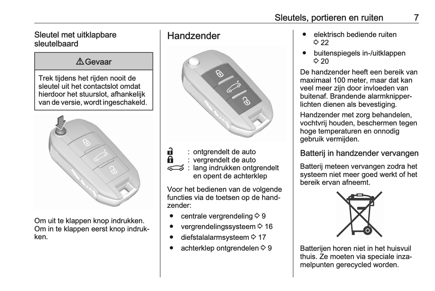 2023-2024 Opel Crossland Gebruikershandleiding | Nederlands