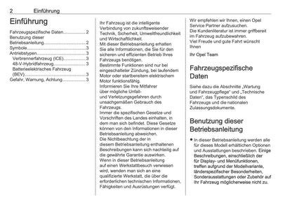 2025 Opel Frontera Bedienungsanleitung | Deutsch