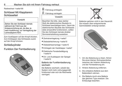 2025 Opel Frontera Bedienungsanleitung | Deutsch