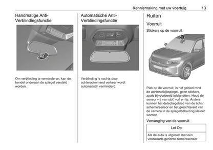 2025 Opel Frontera Owner's Manual | Dutch