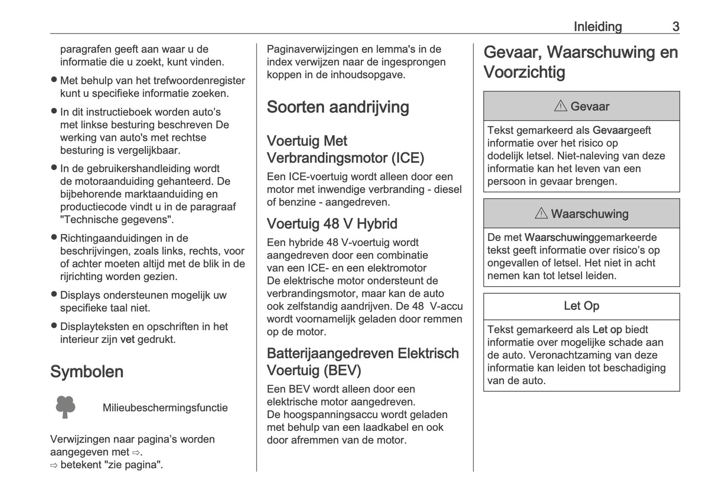 2025 Opel Frontera Owner's Manual | Dutch