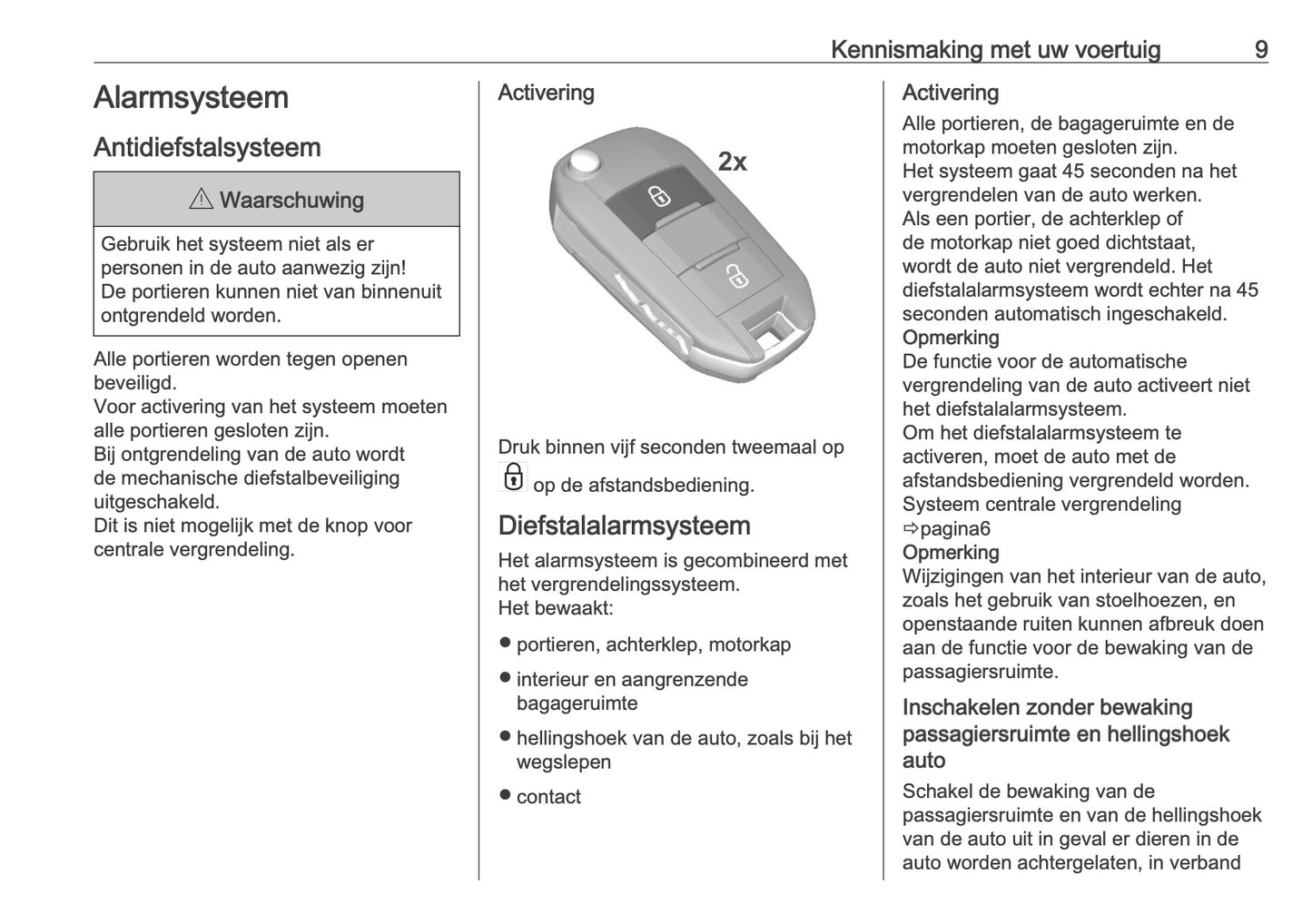 2025 Opel Frontera Owner's Manual | Dutch