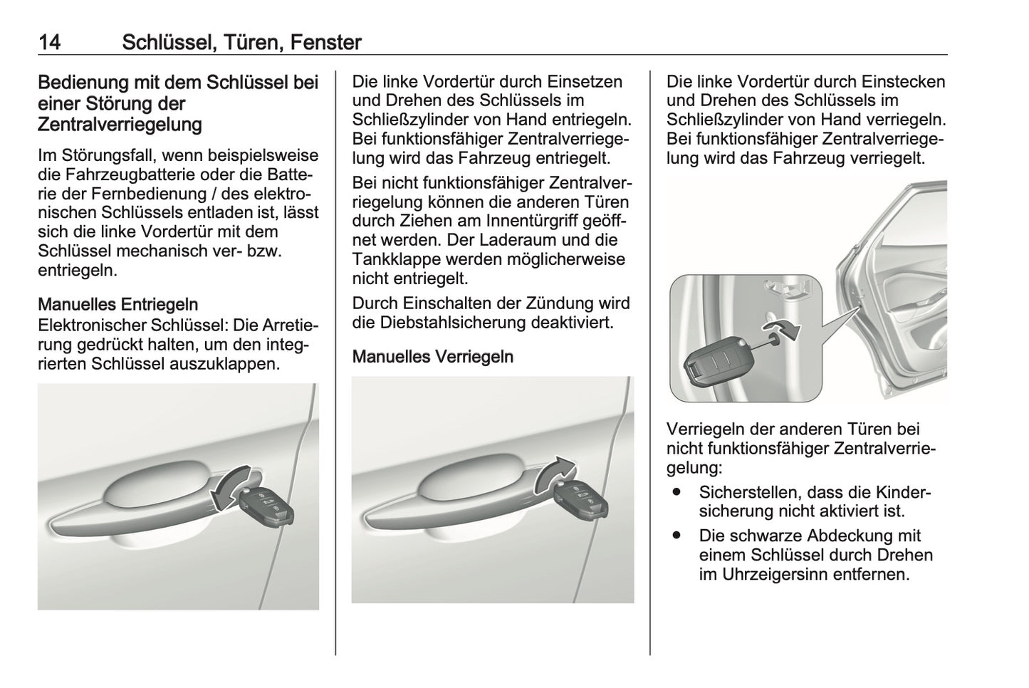 2023-2024 Opel Grandland Owner's Manual | German