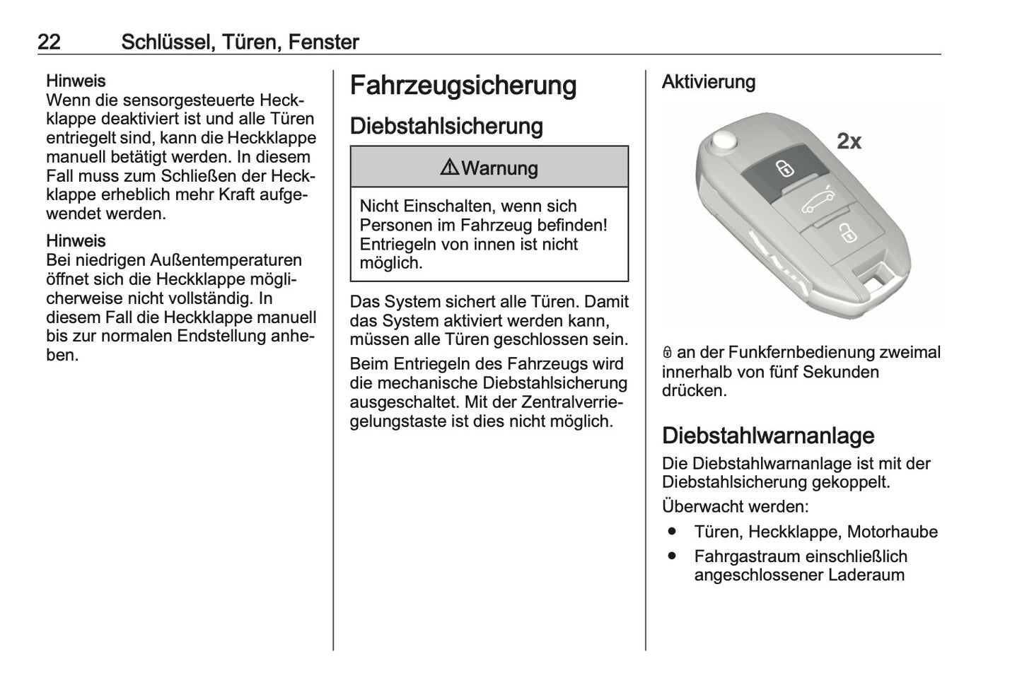 2023-2024 Opel Grandland Owner's Manual | German