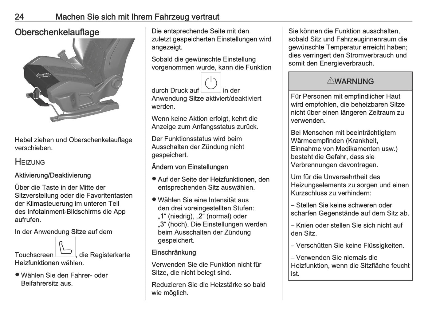 2024-2025 Opel Grandland Owner's Manual | German
