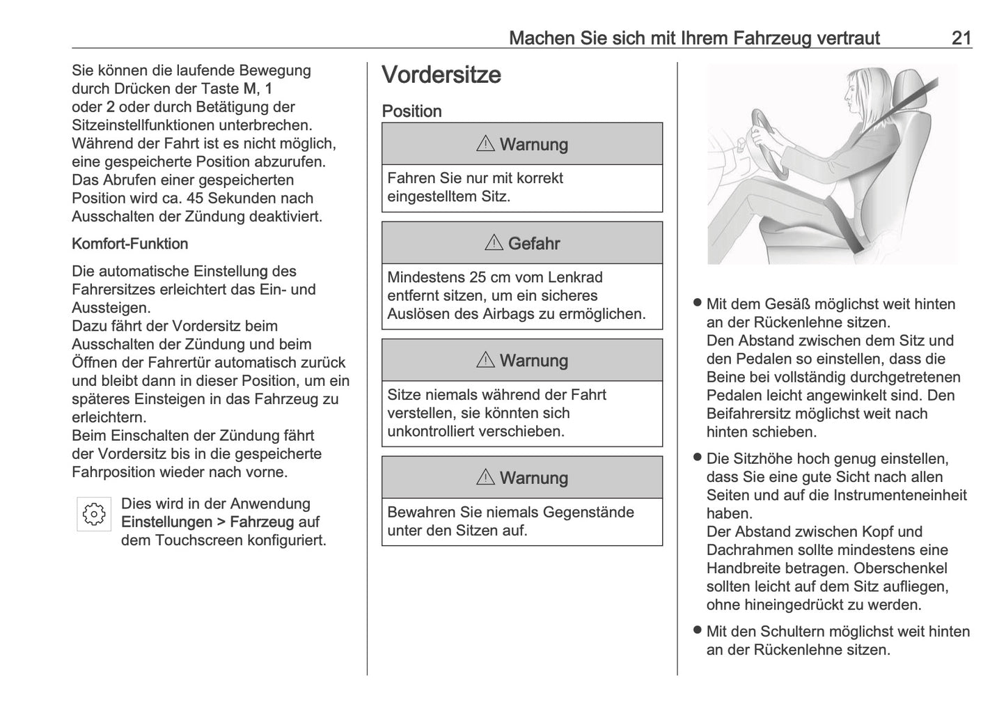 2025 Opel Grandland Bedienungsanleitung | Deutsch
