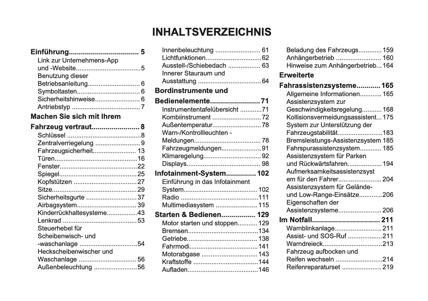 2026 Opel Grandland Bedienungsanleitung | Deutsch