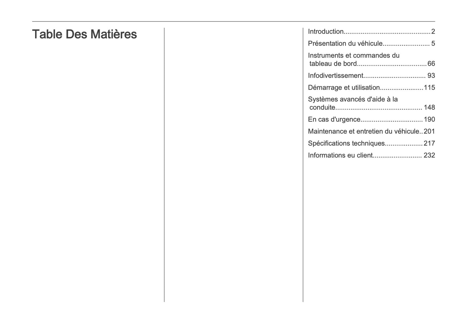 2025 Opel Grandland Owner's Manual | French