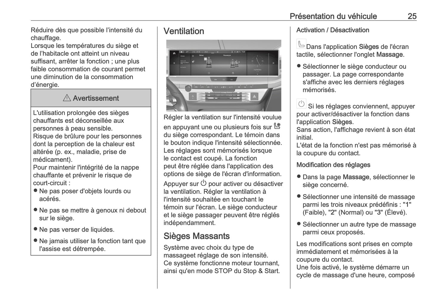 2025 Opel Grandland Owner's Manual | French