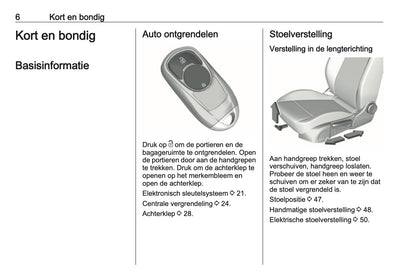 2019 Opel Isignia Owner's Manual | Dutch