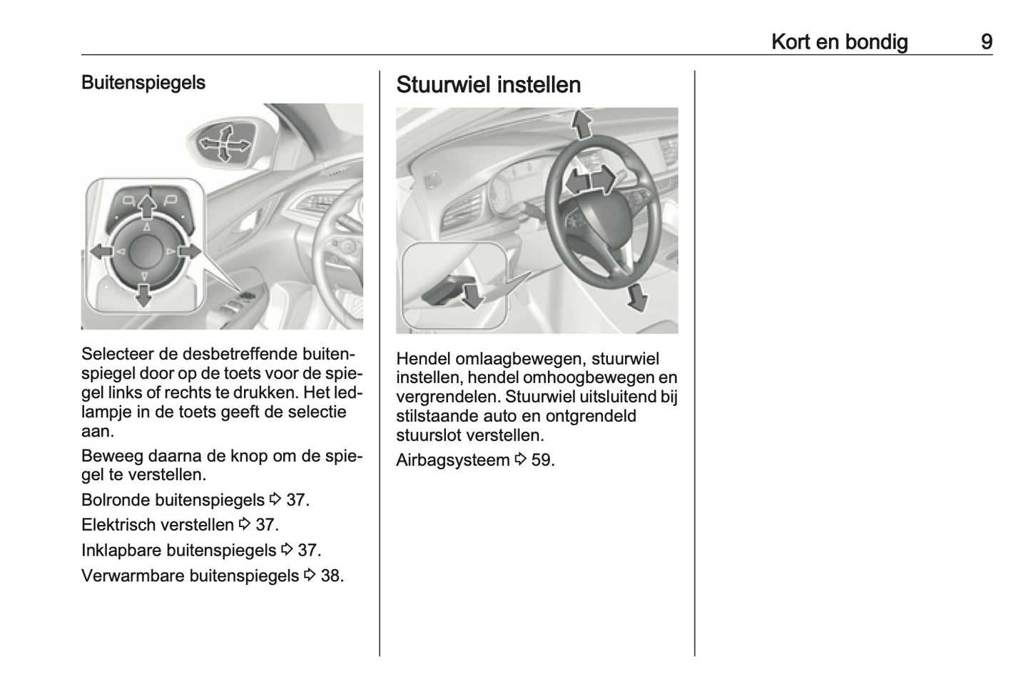 2019 Opel Isignia Owner's Manual | Dutch