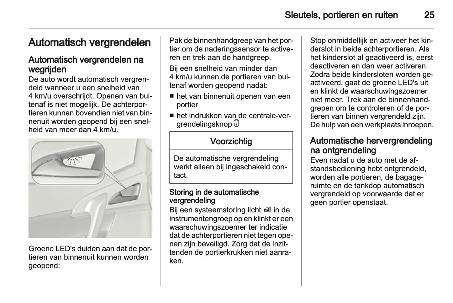 2012 Opel Meriva Owner's Manual | Dutch