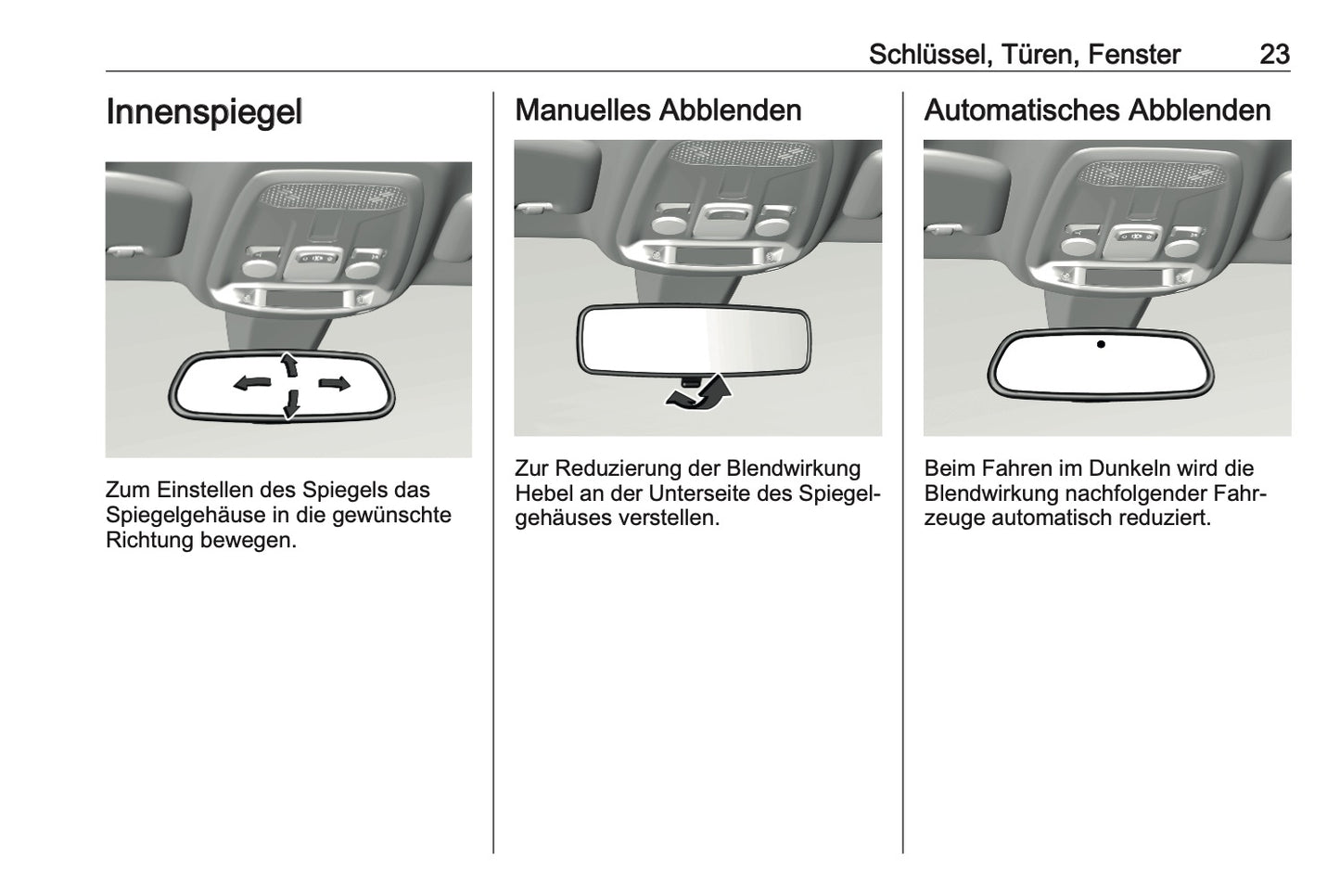 2024 Opel Mokka Owner's Manual | German