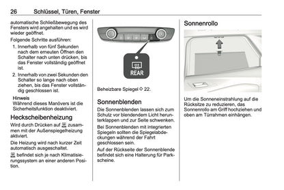 2024 Opel Mokka Owner's Manual | German