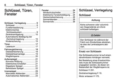 2024 Opel Mokka Owner's Manual | German