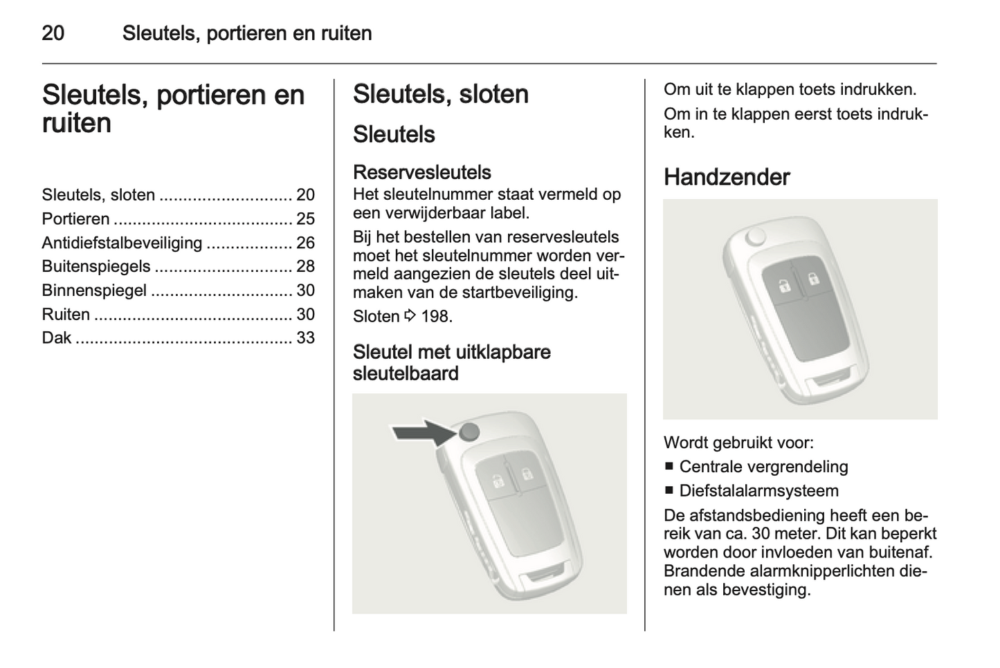 2013-2014 Opel Mokka Owner's Manual | Dutch