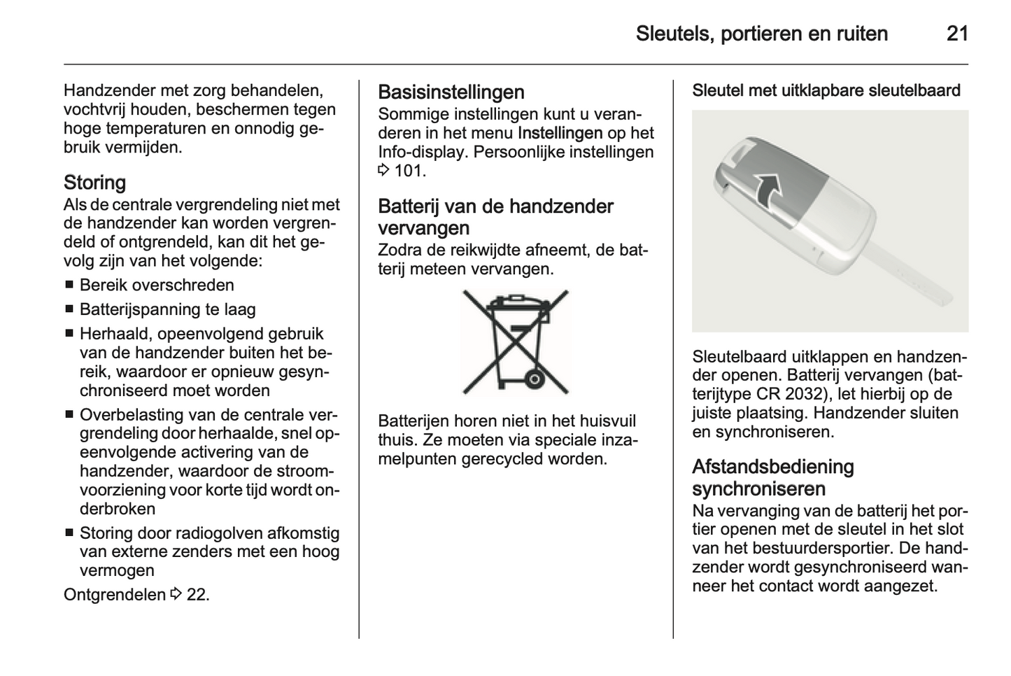 2013-2014 Opel Mokka Owner's Manual | Dutch