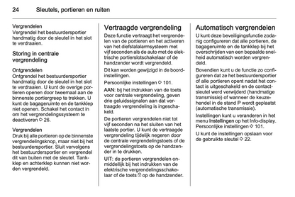 2013-2014 Opel Mokka Owner's Manual | Dutch