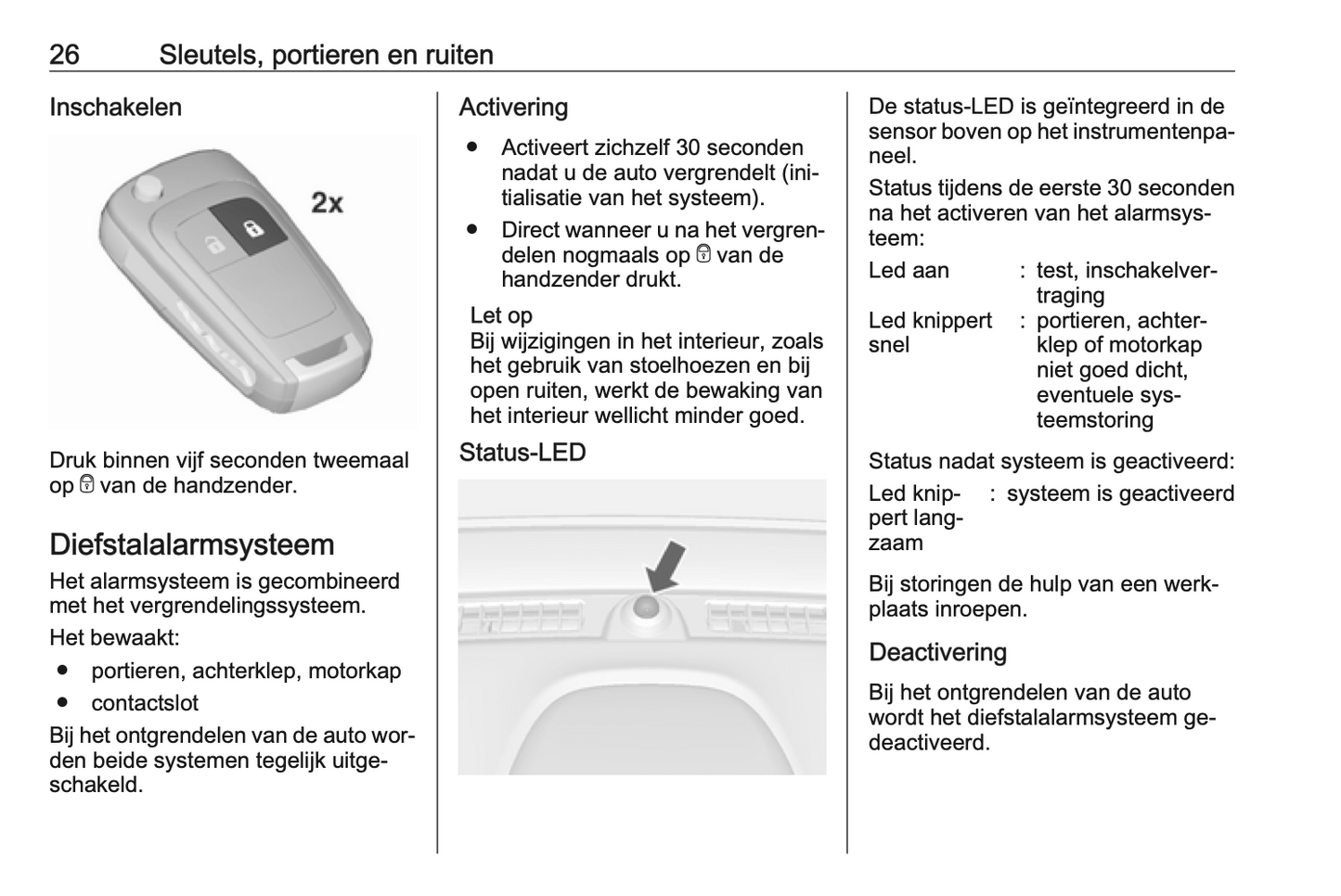 2015-2016 Opel Mokka Owner's Manual | Dutch