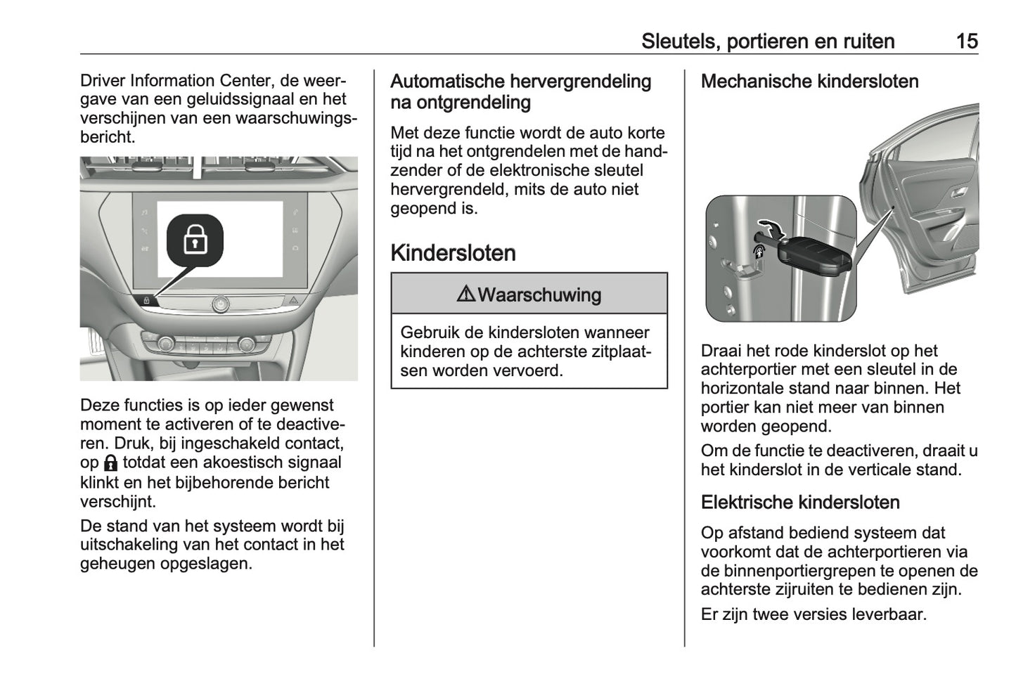 2023 Opel Mokka Owner's Manual | Dutch