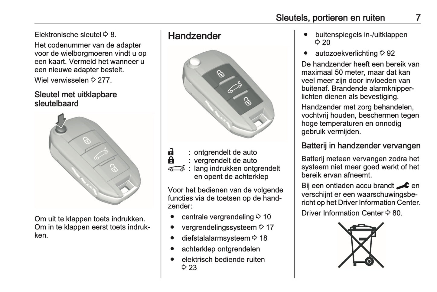 2023 Opel Mokka Owner's Manual | Dutch