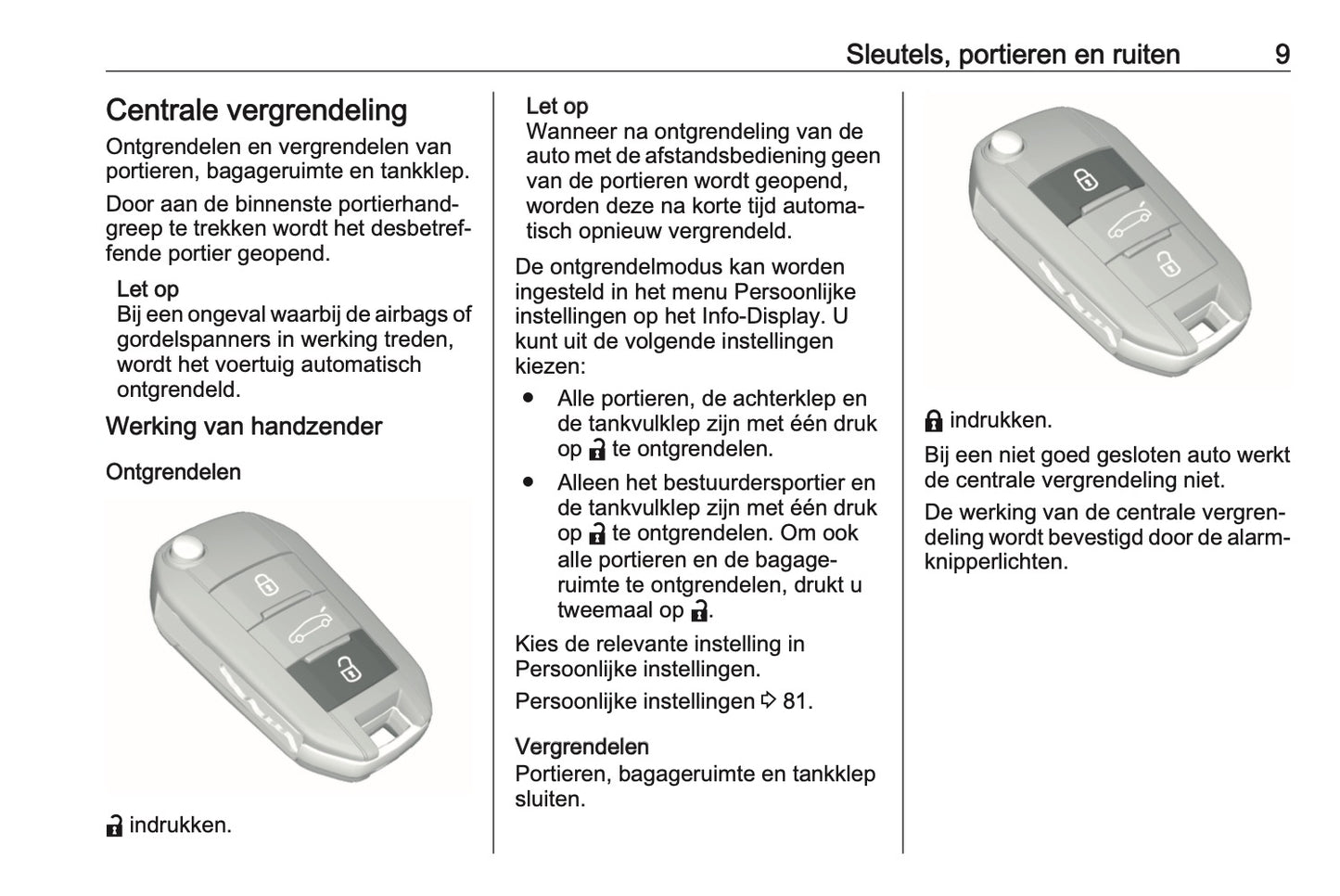 2023-2024 Opel Mokka Owner's Manual | Dutch