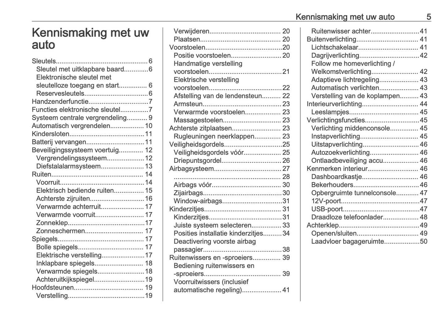 2024-2025 Opel Mokka Owner's Manual | Dutch