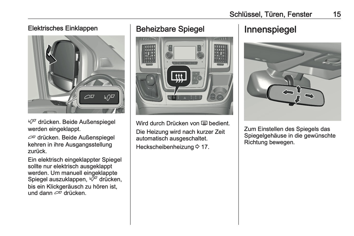 2023-2024 Opel Movano Owner's Manual | German