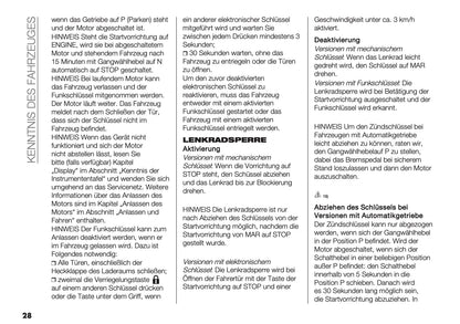 2025 Opel Movano Bedienungsanleitung | Deutsch