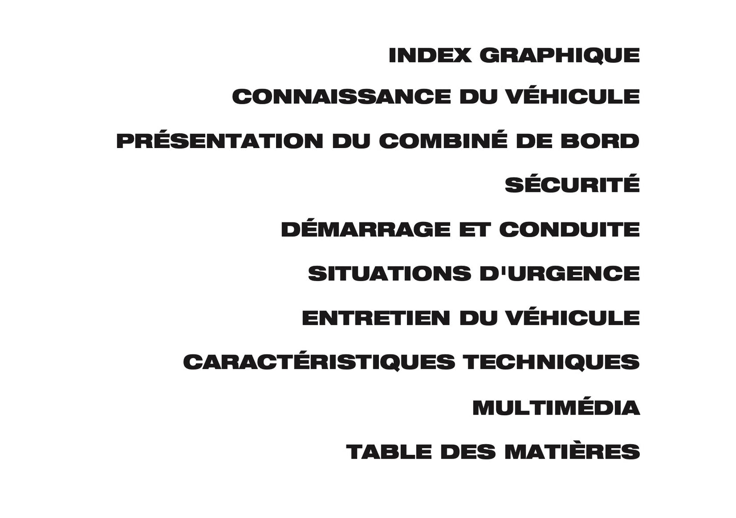 2025 Opel Movano Owner's Manual | French