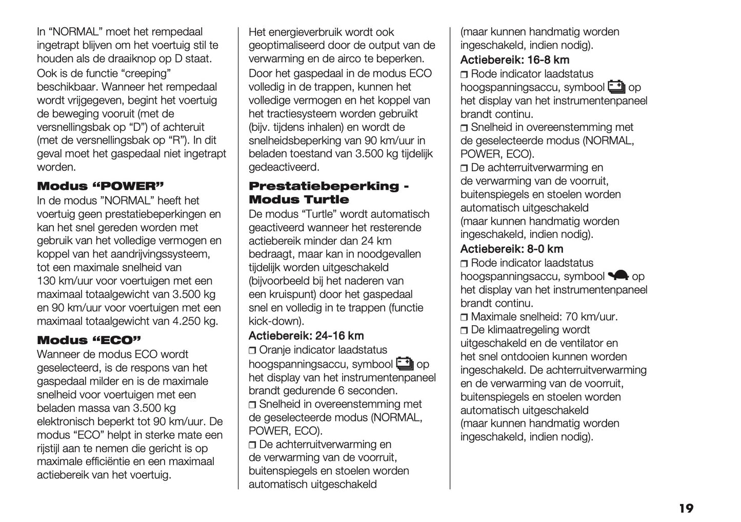 2025 Opel Movano Owner's Manual | Dutch