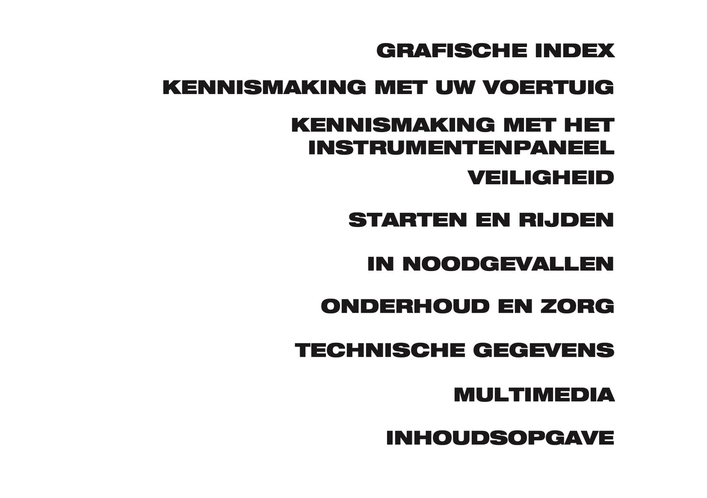 2025 Opel Movano Owner's Manual | Dutch